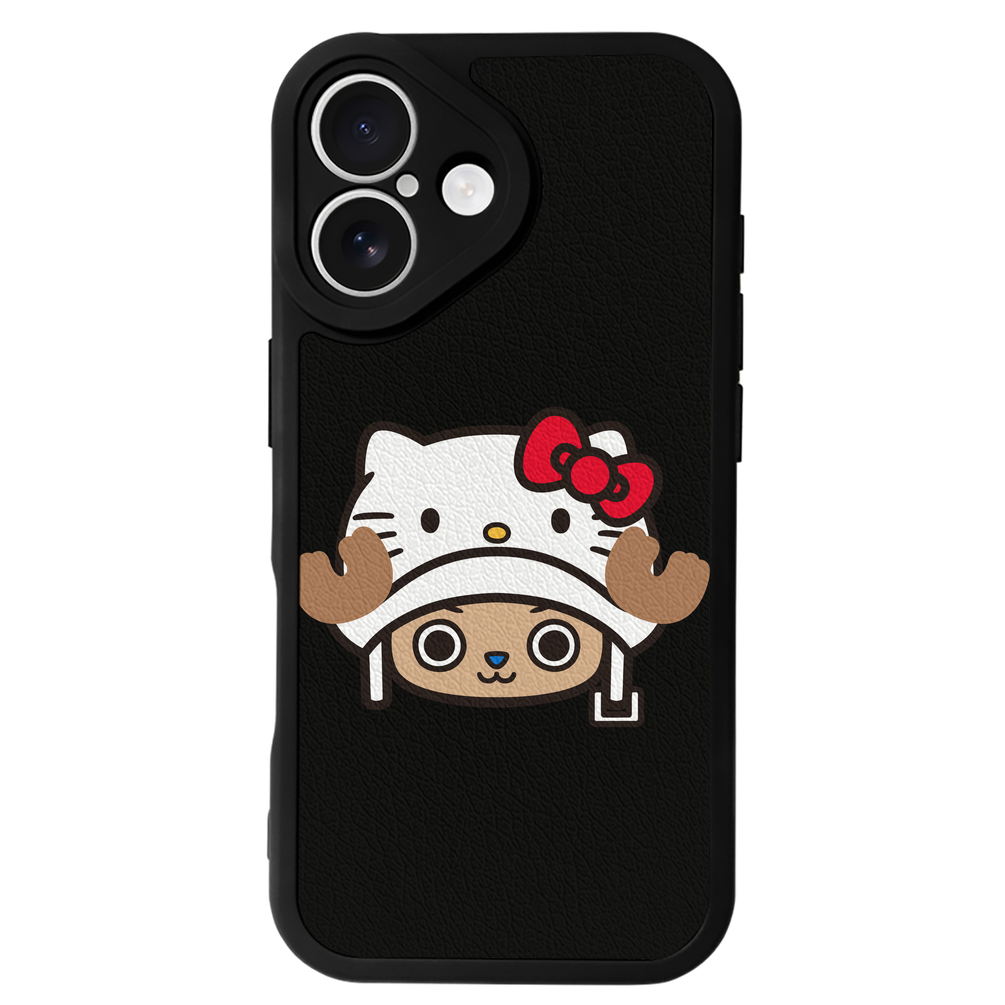（画像用） Hello Kitty ハローキティ 【iPhone 16シリーズ対応】シリコンスマホケース（レザー調） 材質：シリコン